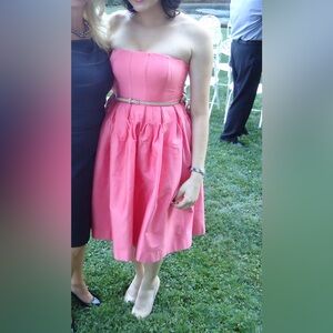 Calvin Klein Fit and Flare Strapless Dress